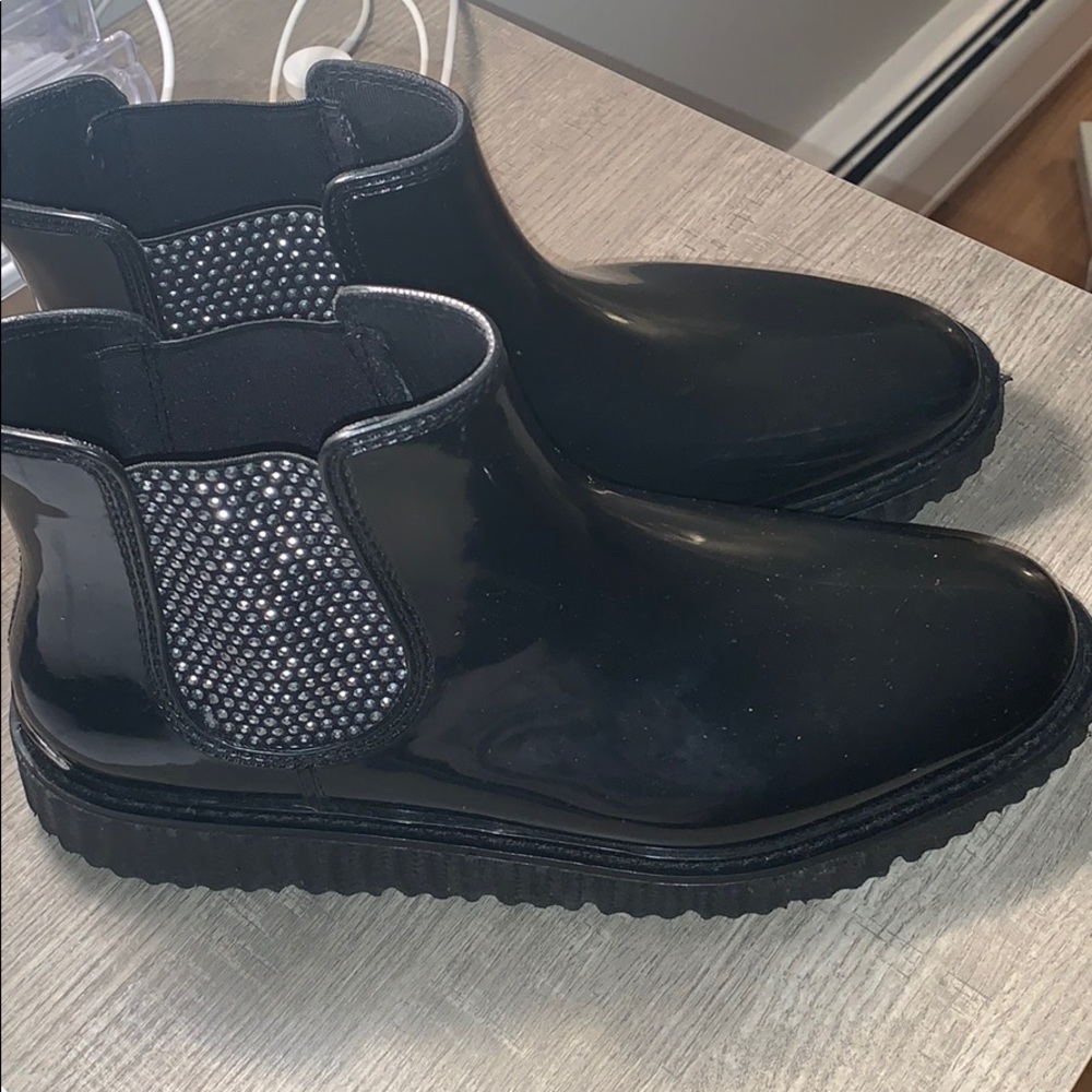 Michael Kors Rhinestone Short Rainboots